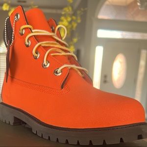 Timberland Orange Waterproof Boot